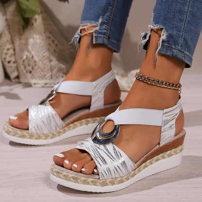 Ease™ | Sandales orthopédiques femme à maintien souple et design chic