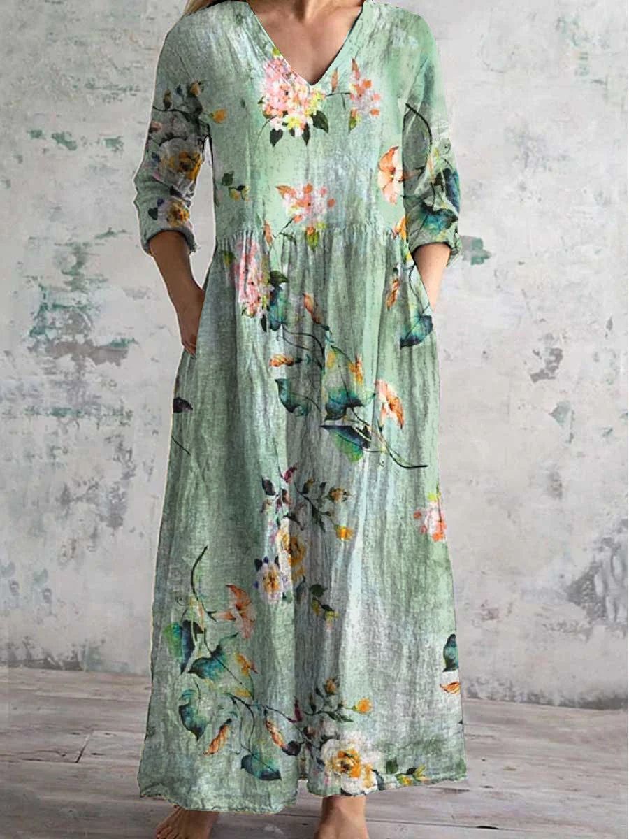 Camille™ | Robe Femme Élégante & Confort Naturel pour l'Été