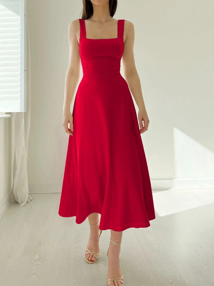 Zoom sur le tissu doux et respirant de la robe Ksenia™.